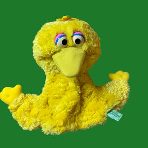 Gund Sesame Street Big Bird 10\" Soft Plush Toy Hand Puppet Pretend Play 2003